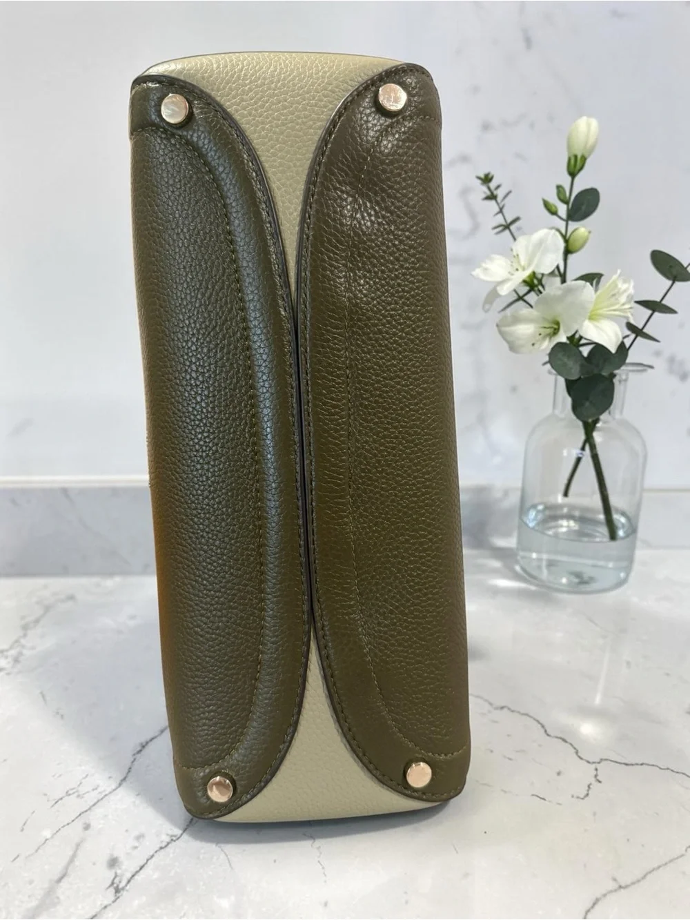 Kate Spade Pebbled Leather Knott ColorBlock Duck Green Satchel Xbody & Wristlet